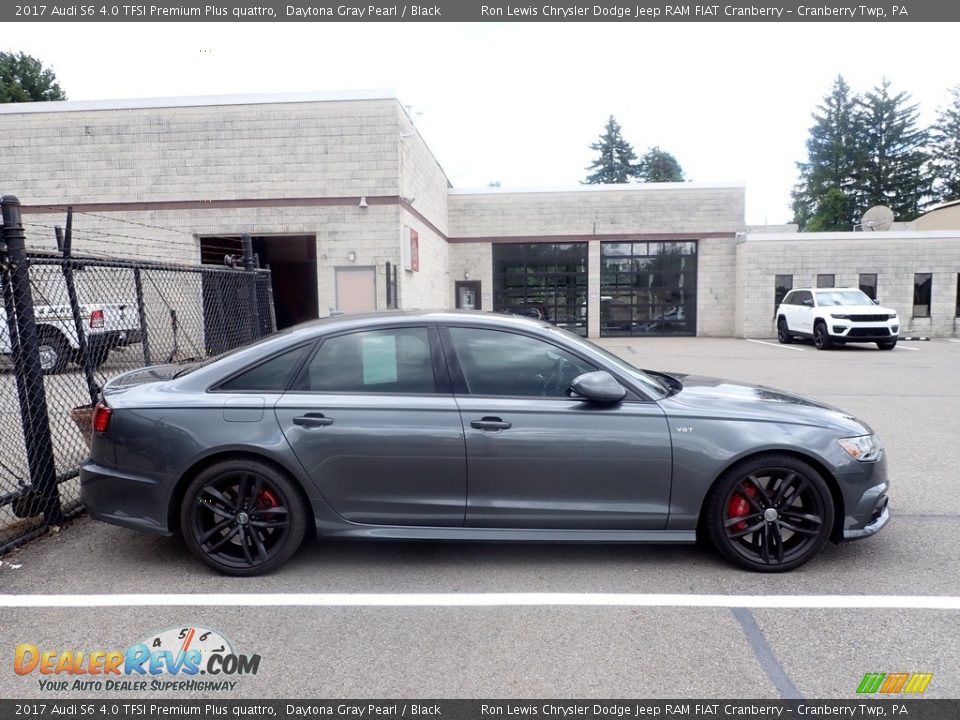 2017 Audi S6 4.0 TFSI Premium Plus quattro Daytona Gray Pearl / Black Photo #4