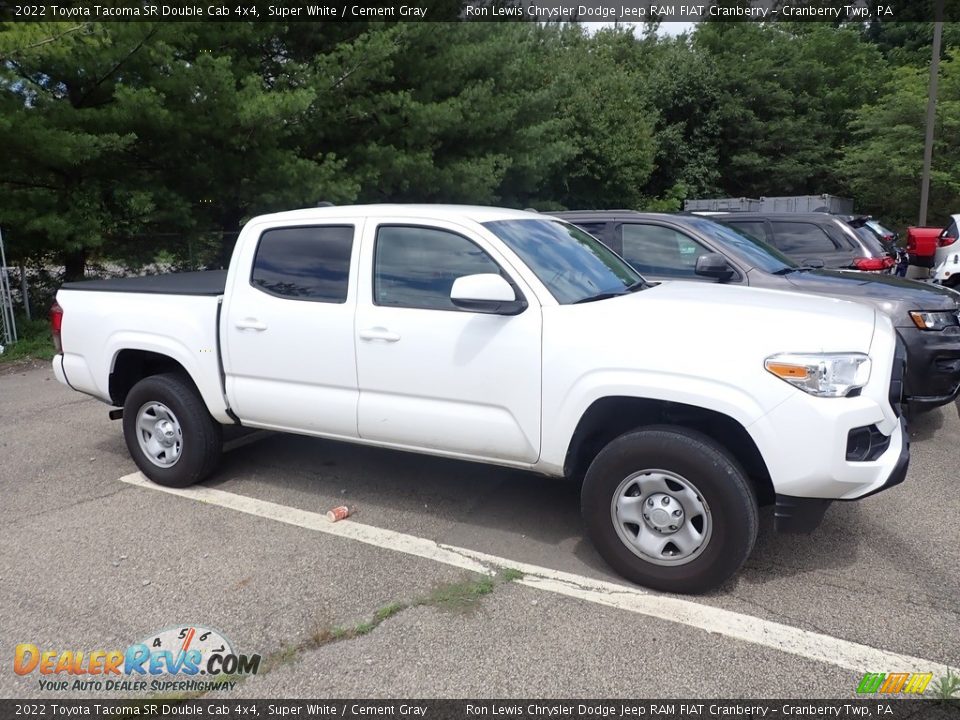 Super White 2022 Toyota Tacoma SR Double Cab 4x4 Photo #2