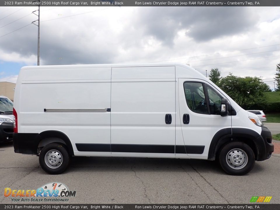 2023 Ram ProMaster 2500 High Roof Cargo Van Bright White / Black Photo #4