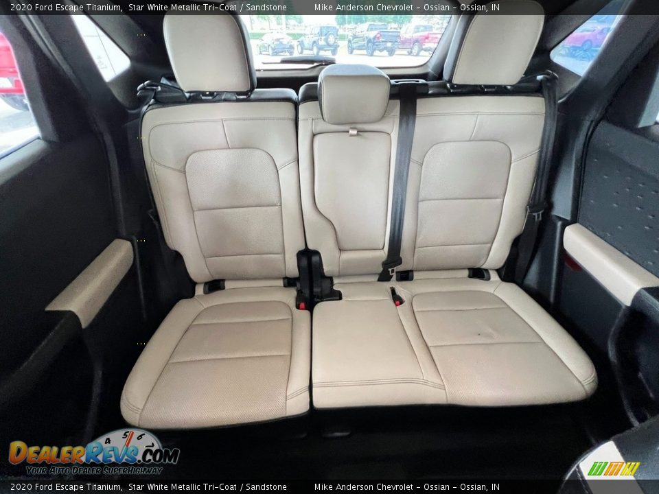 Rear Seat of 2020 Ford Escape Titanium Photo #26