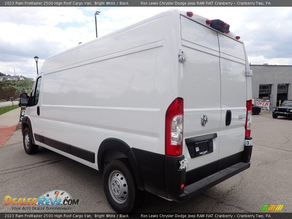 2023 Ram ProMaster 2500 High Roof Cargo Van Bright White / Black Photo #7