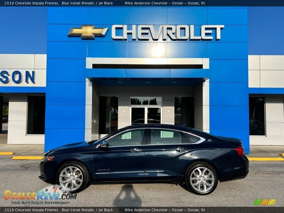 2019 Chevrolet Impala Premier Blue Velvet Metallic / Jet Black Photo #1
