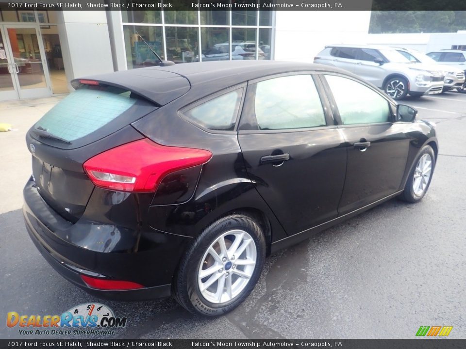 2017 Ford Focus SE Hatch Shadow Black / Charcoal Black Photo #2