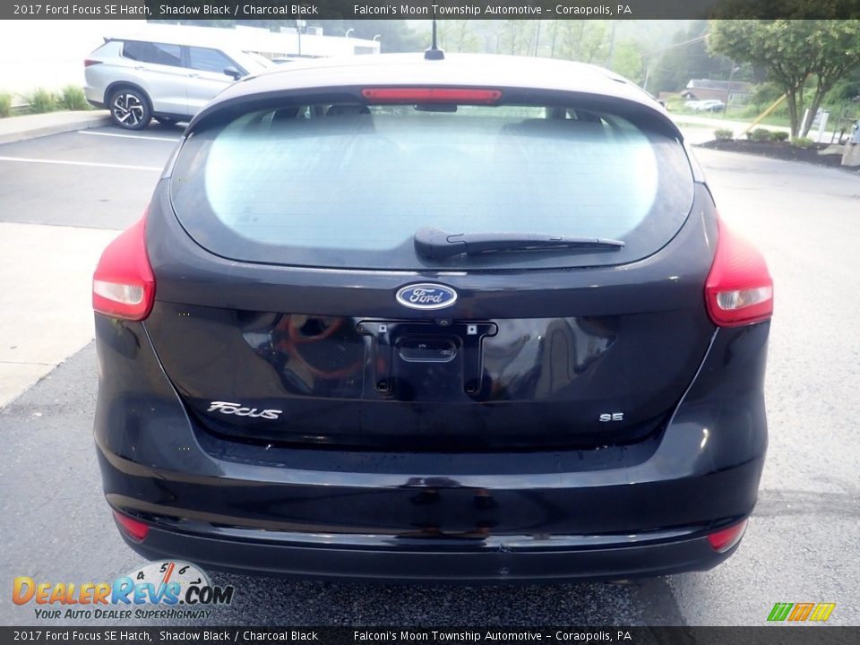 2017 Ford Focus SE Hatch Shadow Black / Charcoal Black Photo #3