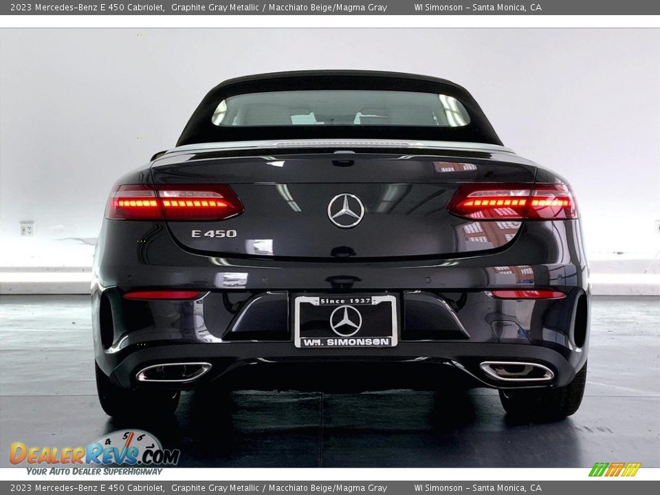 2023 Mercedes-Benz E 450 Cabriolet Graphite Gray Metallic / Macchiato Beige/Magma Gray Photo #3