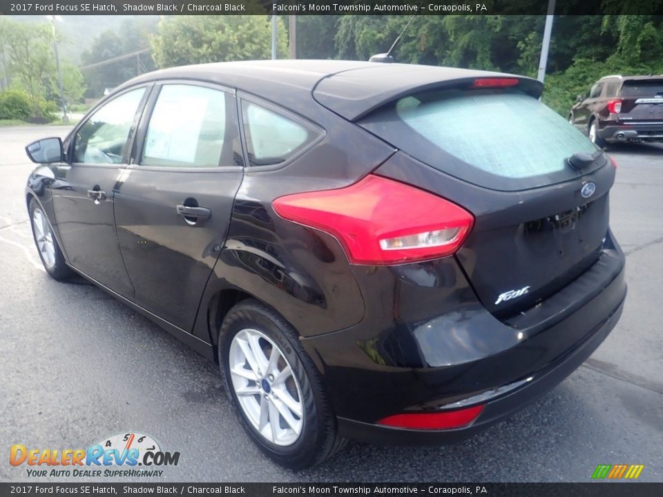 2017 Ford Focus SE Hatch Shadow Black / Charcoal Black Photo #5