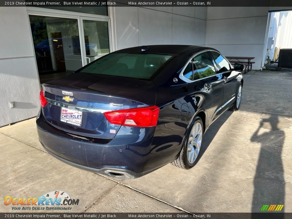 2019 Chevrolet Impala Premier Blue Velvet Metallic / Jet Black Photo #7