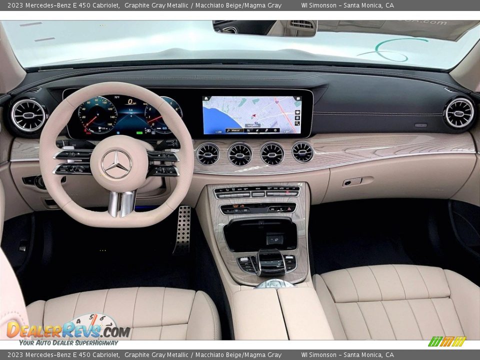 Macchiato Beige/Magma Gray Interior - 2023 Mercedes-Benz E 450 Cabriolet Photo #6