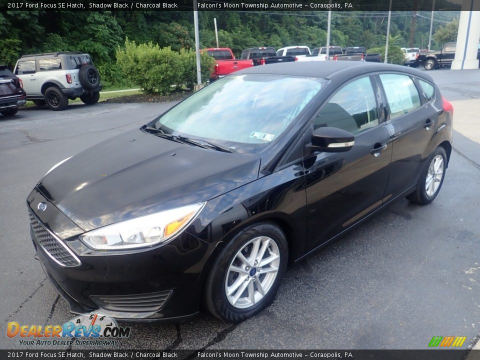 2017 Ford Focus SE Hatch Shadow Black / Charcoal Black Photo #7