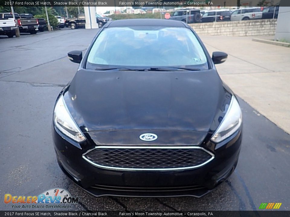 2017 Ford Focus SE Hatch Shadow Black / Charcoal Black Photo #8