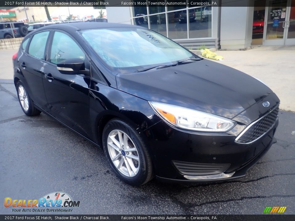 2017 Ford Focus SE Hatch Shadow Black / Charcoal Black Photo #9