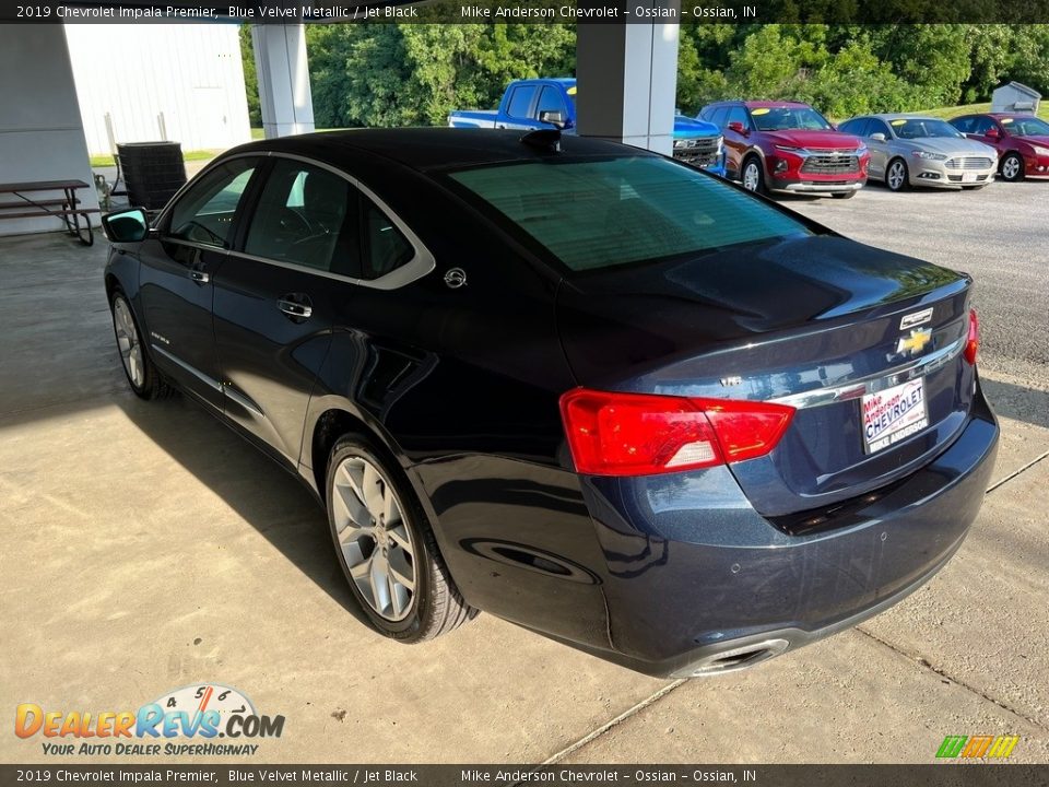 2019 Chevrolet Impala Premier Blue Velvet Metallic / Jet Black Photo #10