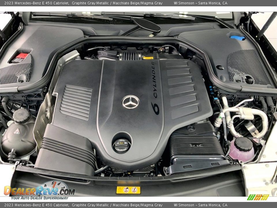2023 Mercedes-Benz E 450 Cabriolet 3.0 Liter Turbocharged DOHC 24-Valve VVT Inline 6 Cylinder w/EQ Boost Engine Photo #9
