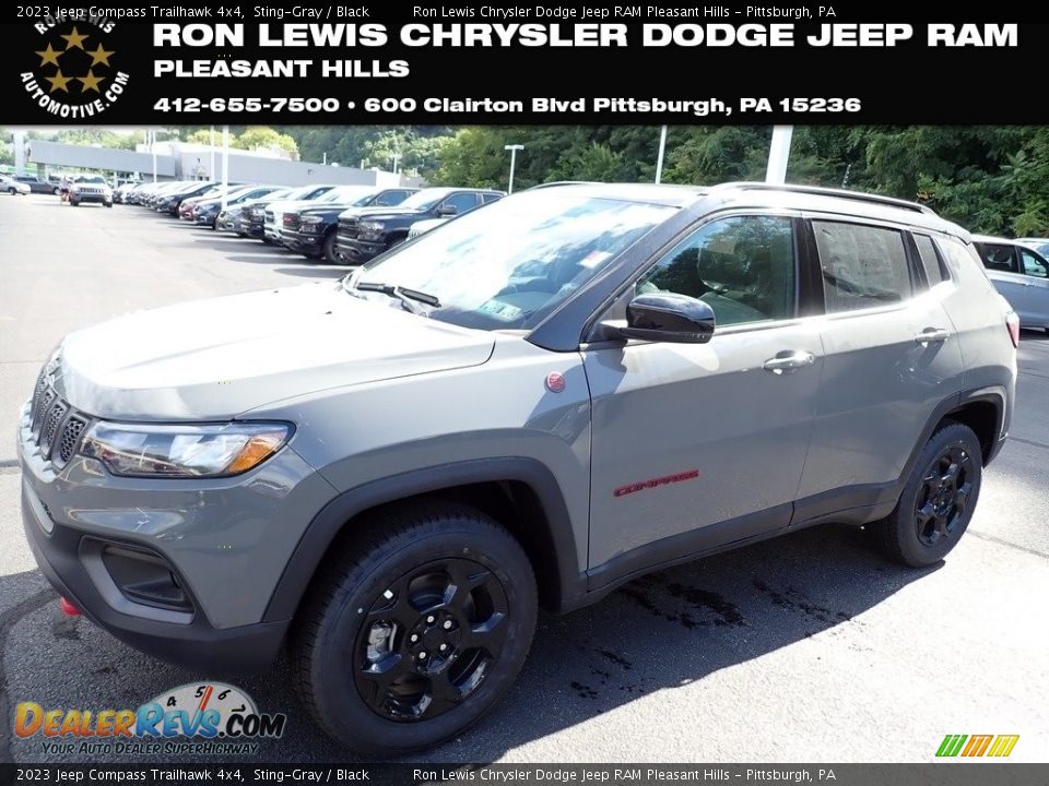 2023 Jeep Compass Trailhawk 4x4 Sting-Gray / Black Photo #1