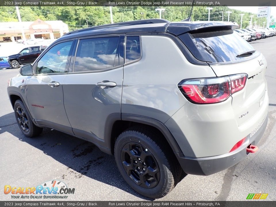 2023 Jeep Compass Trailhawk 4x4 Sting-Gray / Black Photo #3