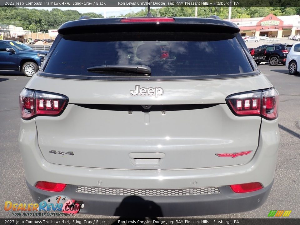 2023 Jeep Compass Trailhawk 4x4 Sting-Gray / Black Photo #4