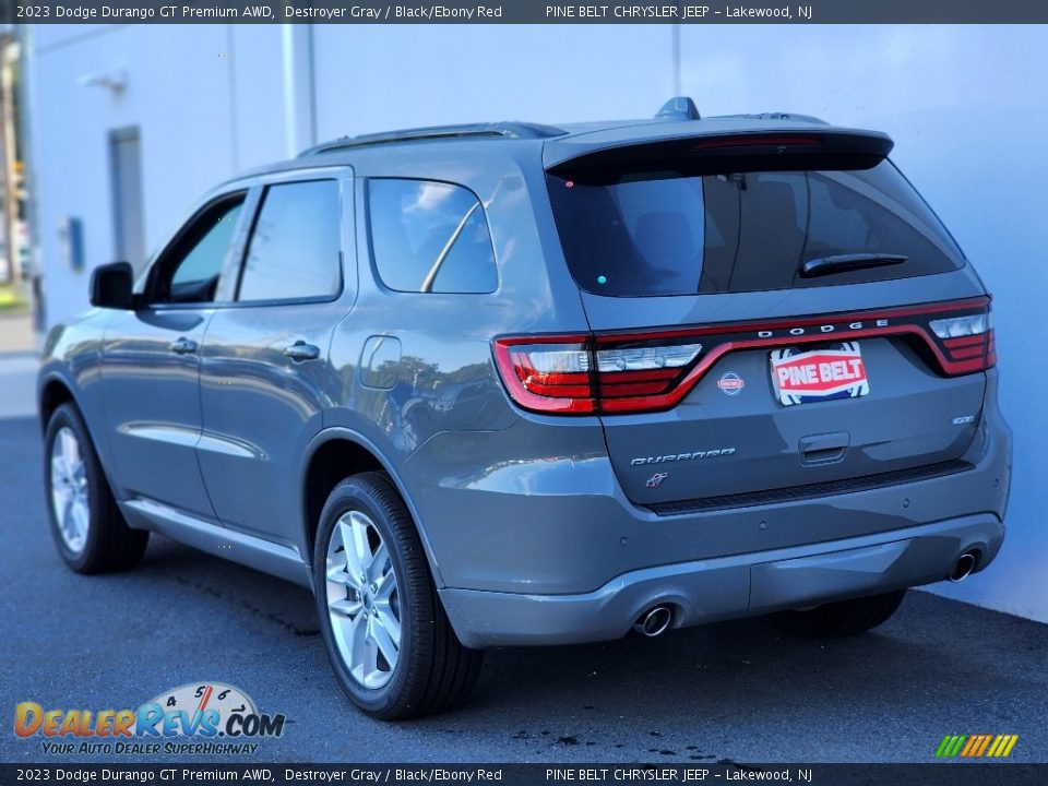 2023 Dodge Durango GT Premium AWD Destroyer Gray / Black/Ebony Red Photo #4