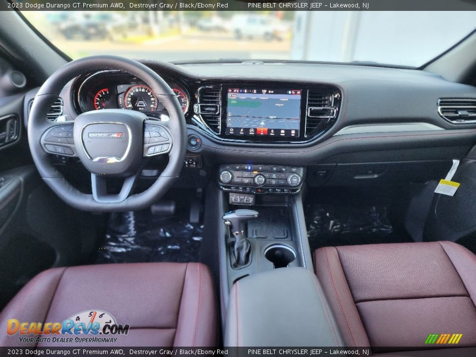 Black/Ebony Red Interior - 2023 Dodge Durango GT Premium AWD Photo #9