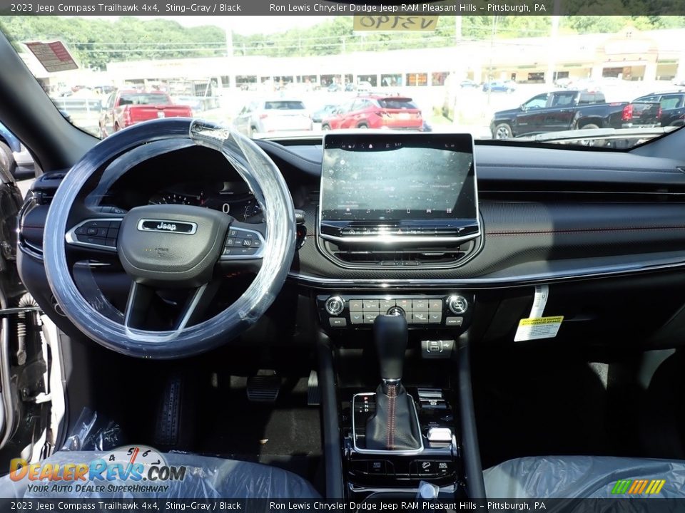 2023 Jeep Compass Trailhawk 4x4 Sting-Gray / Black Photo #13