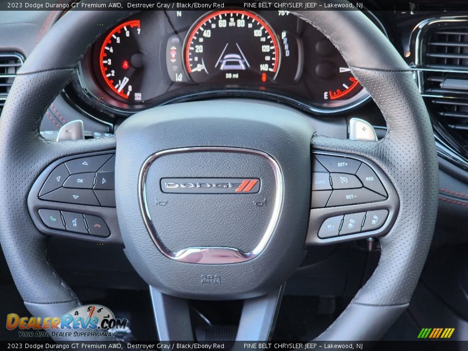 2023 Dodge Durango GT Premium AWD Steering Wheel Photo #14