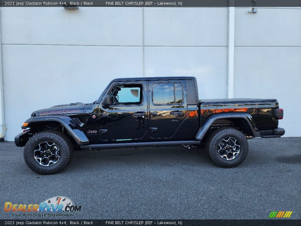 2023 Jeep Gladiator Rubicon 4x4 Black / Black Photo #3