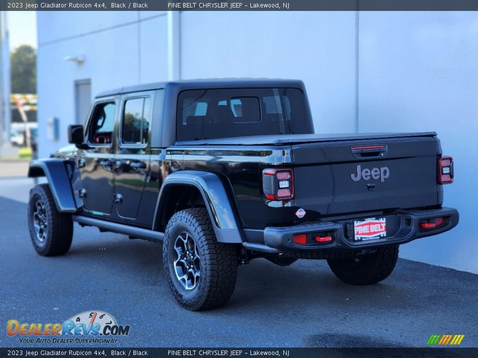 2023 Jeep Gladiator Rubicon 4x4 Black / Black Photo #4