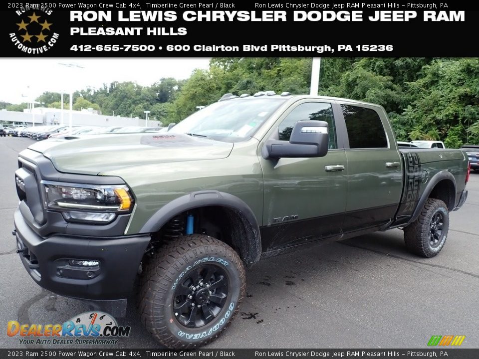 2023 Ram 2500 Power Wagon Crew Cab 4x4 Timberline Green Pearl / Black Photo #1