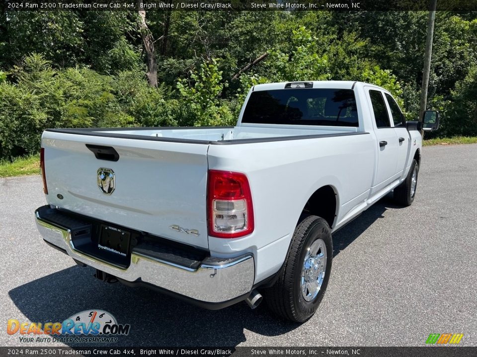 2024 Ram 2500 Tradesman Crew Cab 4x4 Bright White / Diesel Gray/Black Photo #6