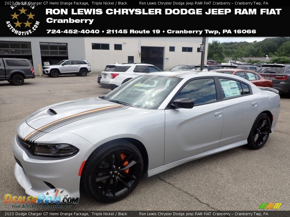 2023 Dodge Charger GT Hemi Orange Package Triple Nickel / Black Photo #1