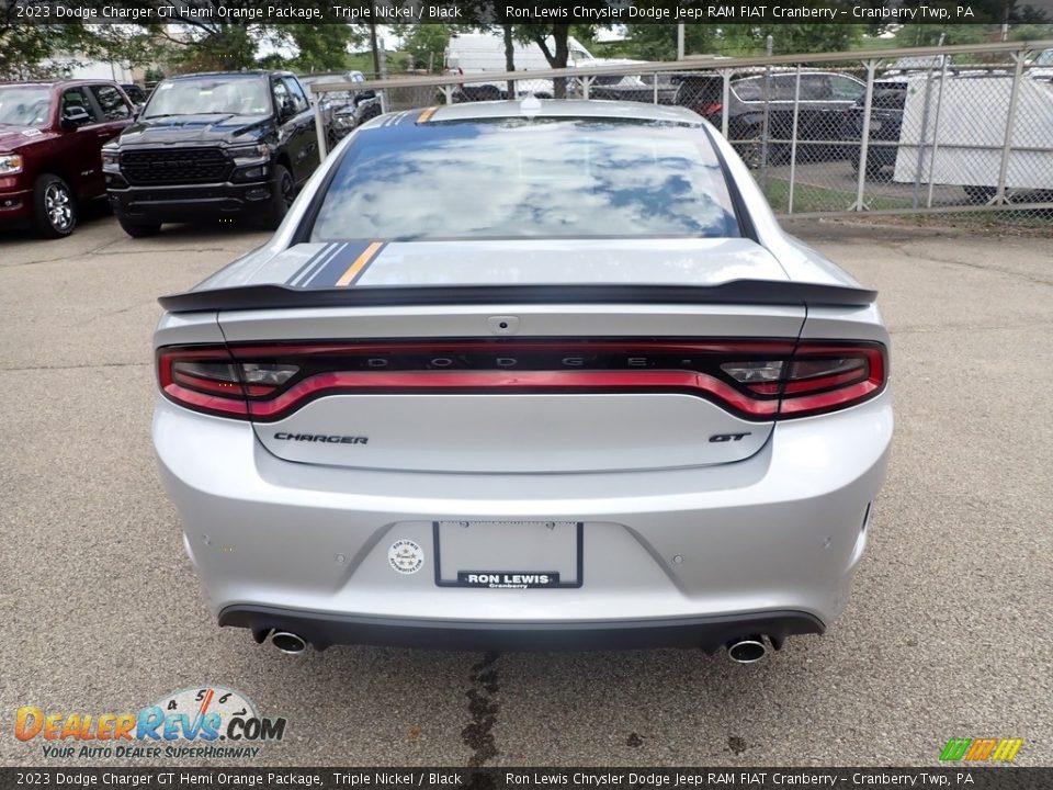 2023 Dodge Charger GT Hemi Orange Package Triple Nickel / Black Photo #4