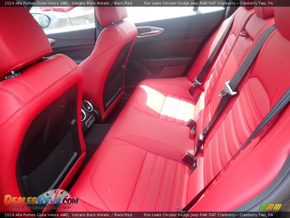 Rear Seat of 2024 Alfa Romeo Giulia Veloce AWD Photo #10