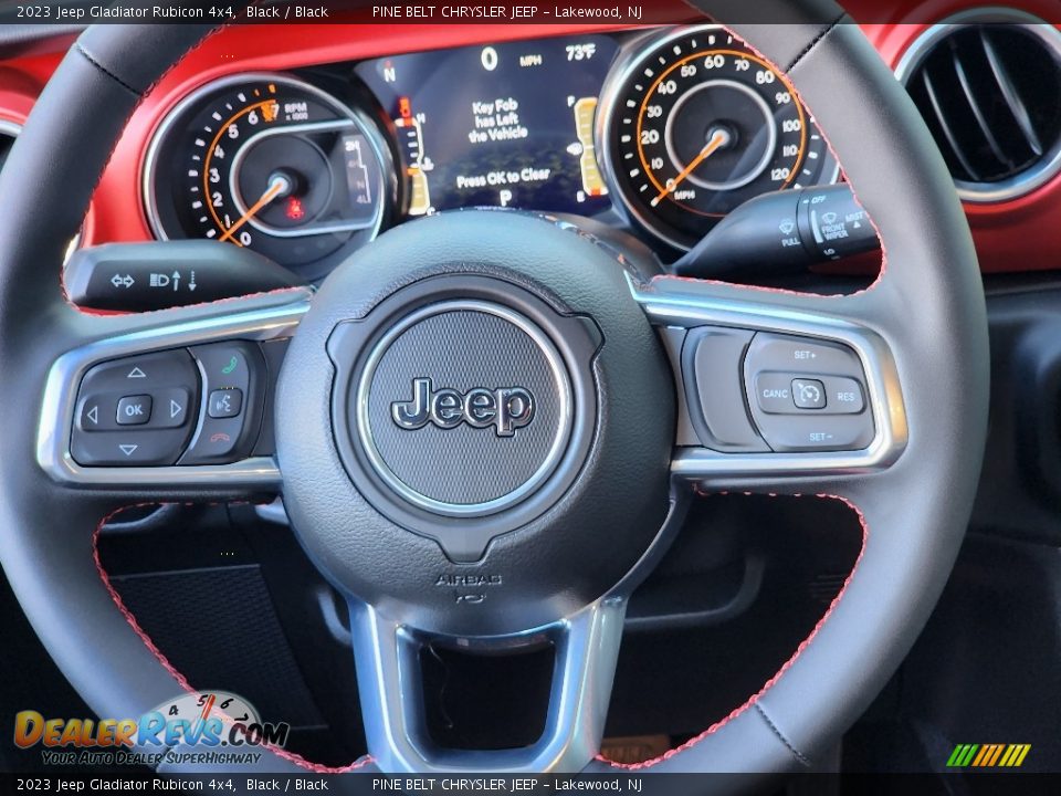 2023 Jeep Gladiator Rubicon 4x4 Black / Black Photo #14