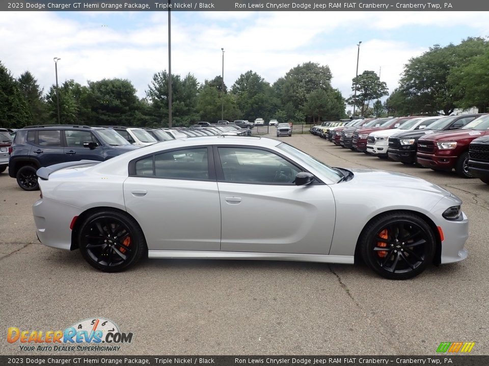 2023 Dodge Charger GT Hemi Orange Package Triple Nickel / Black Photo #6