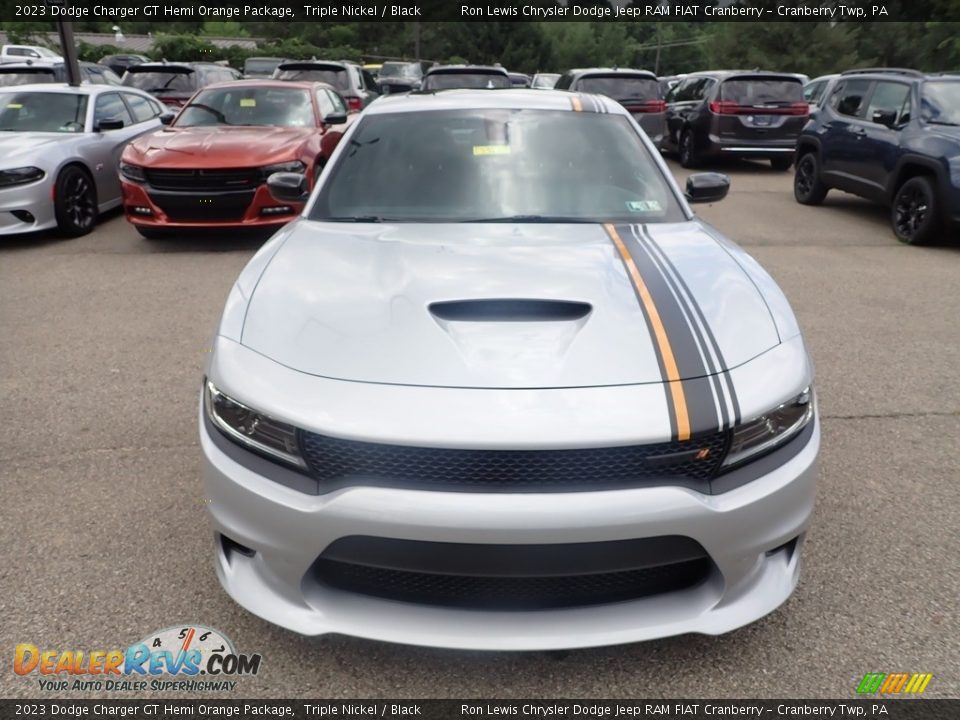 2023 Dodge Charger GT Hemi Orange Package Triple Nickel / Black Photo #8