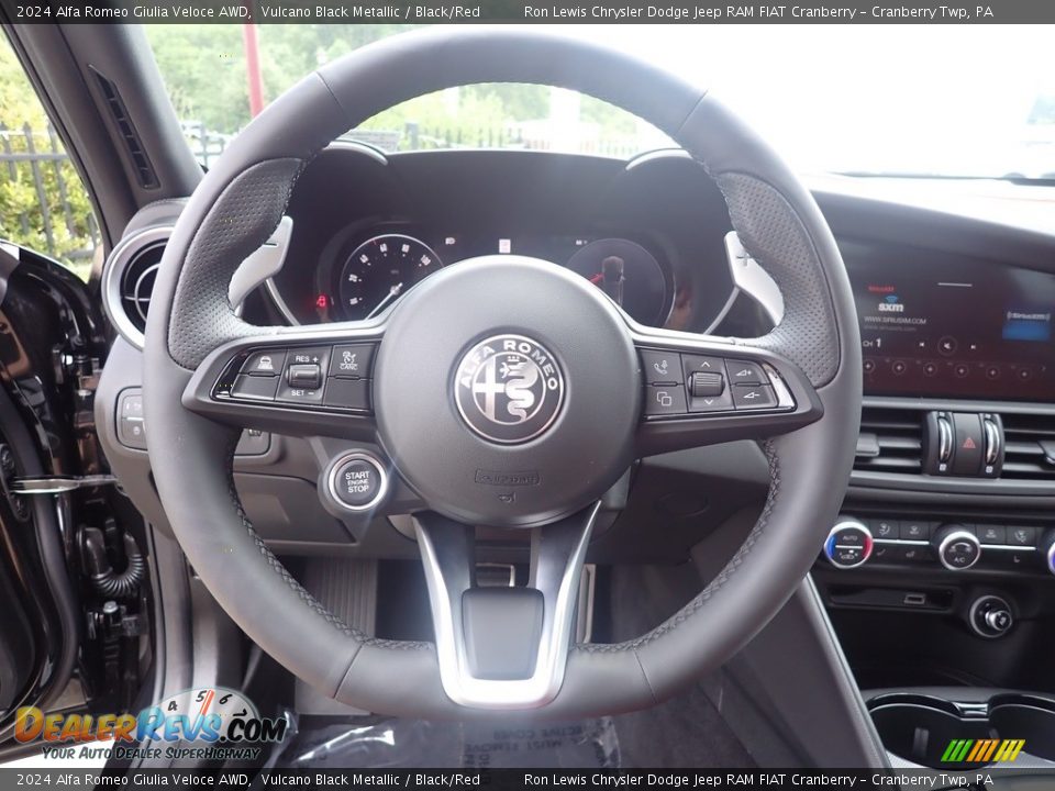 2024 Alfa Romeo Giulia Veloce AWD Steering Wheel Photo #16