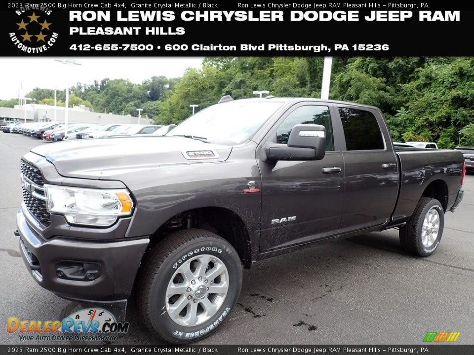 2023 Ram 2500 Big Horn Crew Cab 4x4 Granite Crystal Metallic / Black Photo #1