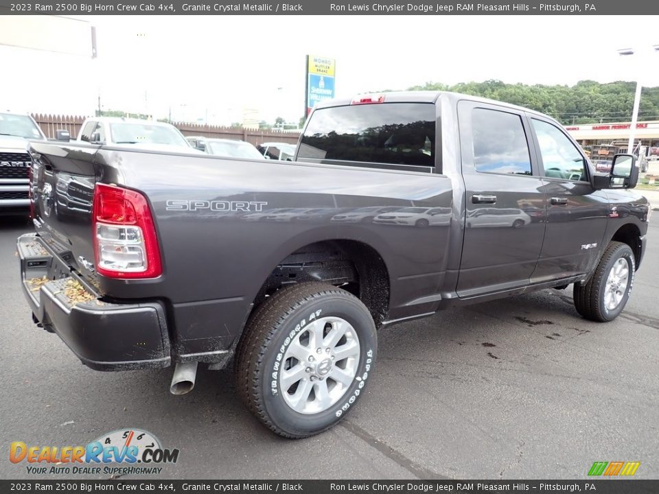 2023 Ram 2500 Big Horn Crew Cab 4x4 Granite Crystal Metallic / Black Photo #6