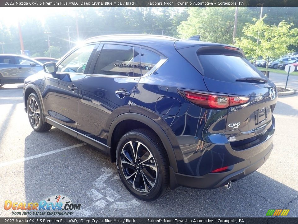 2023 Mazda CX-5 S Premium Plus AWD Deep Crystal Blue Mica / Black Photo #4