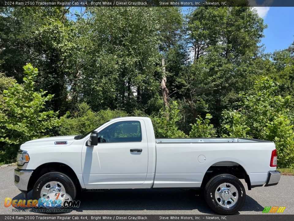 Bright White 2024 Ram 2500 Tradesman Regular Cab 4x4 Photo #1