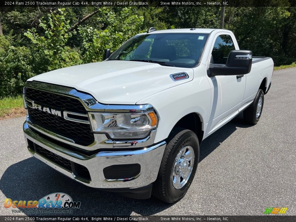 2024 Ram 2500 Tradesman Regular Cab 4x4 Bright White / Diesel Gray/Black Photo #2