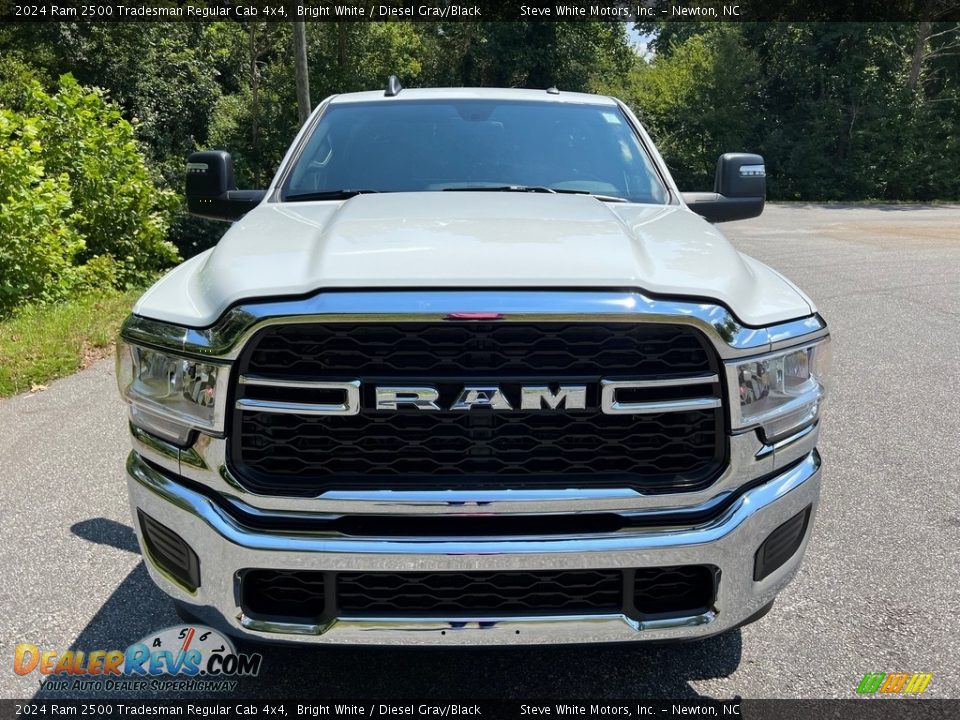 2024 Ram 2500 Tradesman Regular Cab 4x4 Bright White / Diesel Gray/Black Photo #3