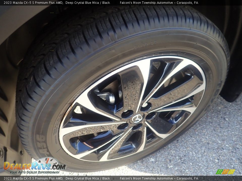 2023 Mazda CX-5 S Premium Plus AWD Deep Crystal Blue Mica / Black Photo #9