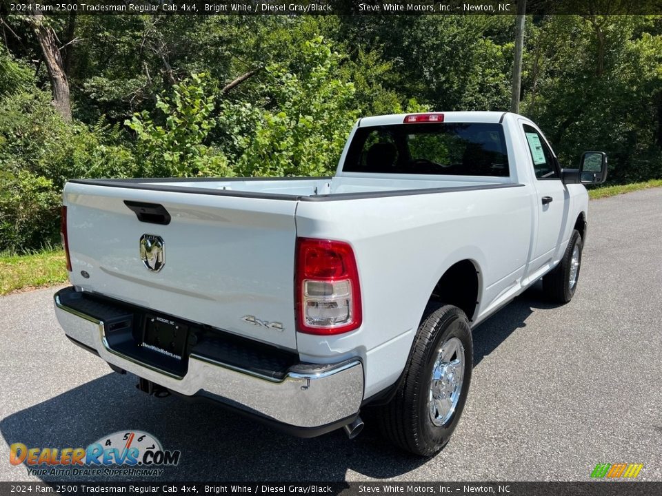 2024 Ram 2500 Tradesman Regular Cab 4x4 Bright White / Diesel Gray/Black Photo #6