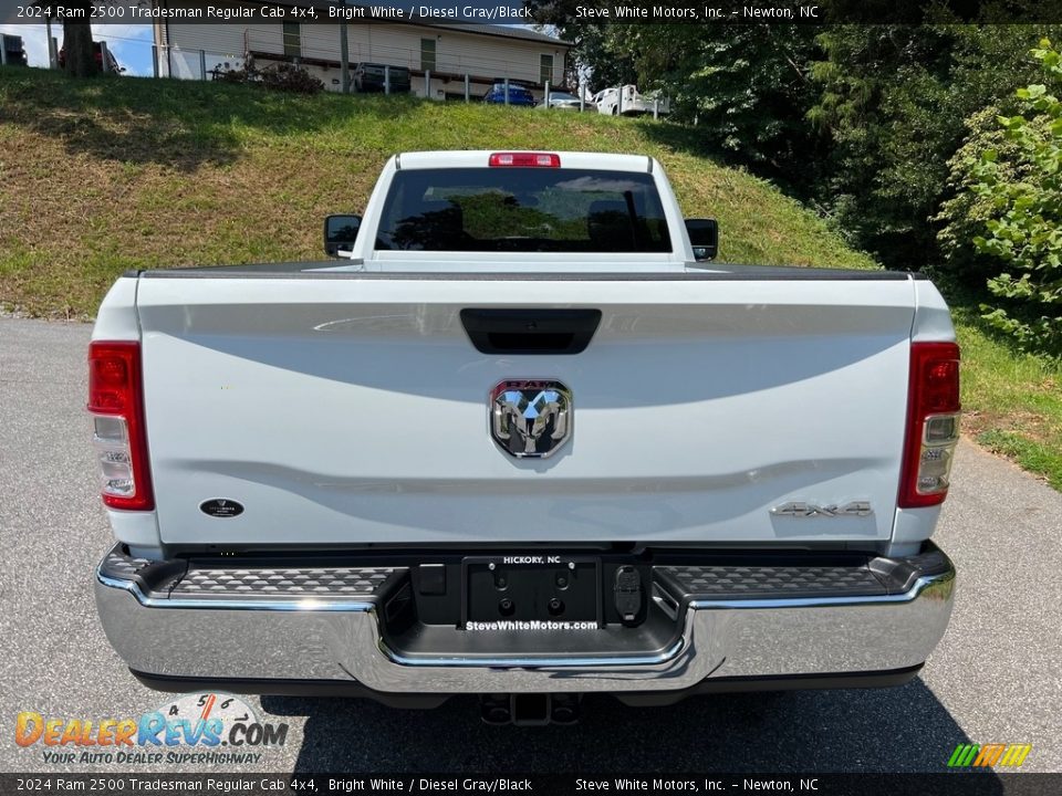 2024 Ram 2500 Tradesman Regular Cab 4x4 Bright White / Diesel Gray/Black Photo #7