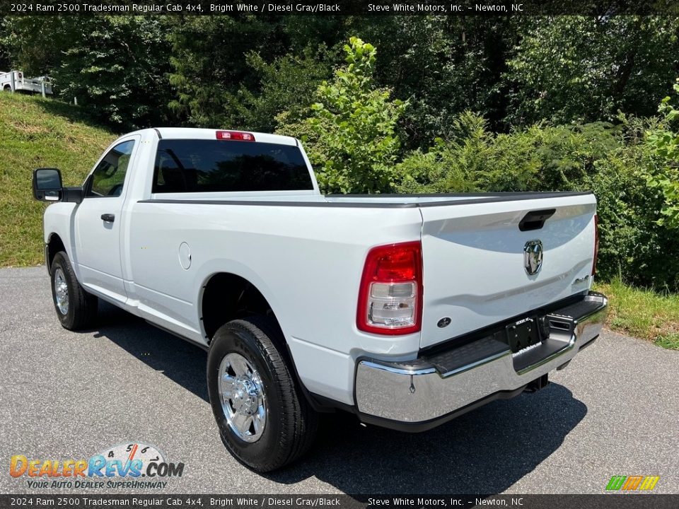 2024 Ram 2500 Tradesman Regular Cab 4x4 Bright White / Diesel Gray/Black Photo #9