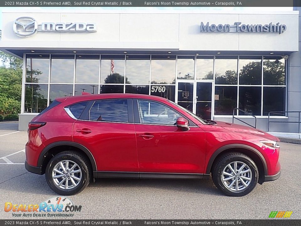 2023 Mazda CX-5 S Preferred AWD Soul Red Crystal Metallic / Black Photo #1