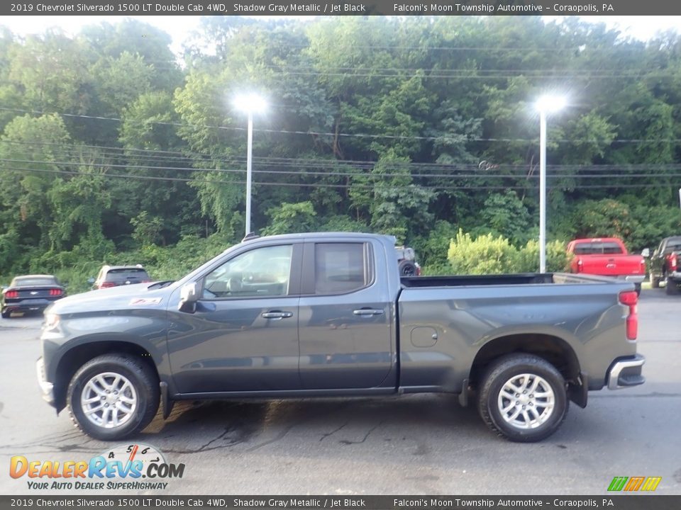 2019 Chevrolet Silverado 1500 LT Double Cab 4WD Shadow Gray Metallic / Jet Black Photo #5