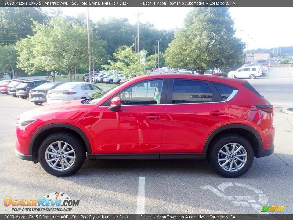 2023 Mazda CX-5 S Preferred AWD Soul Red Crystal Metallic / Black Photo #6