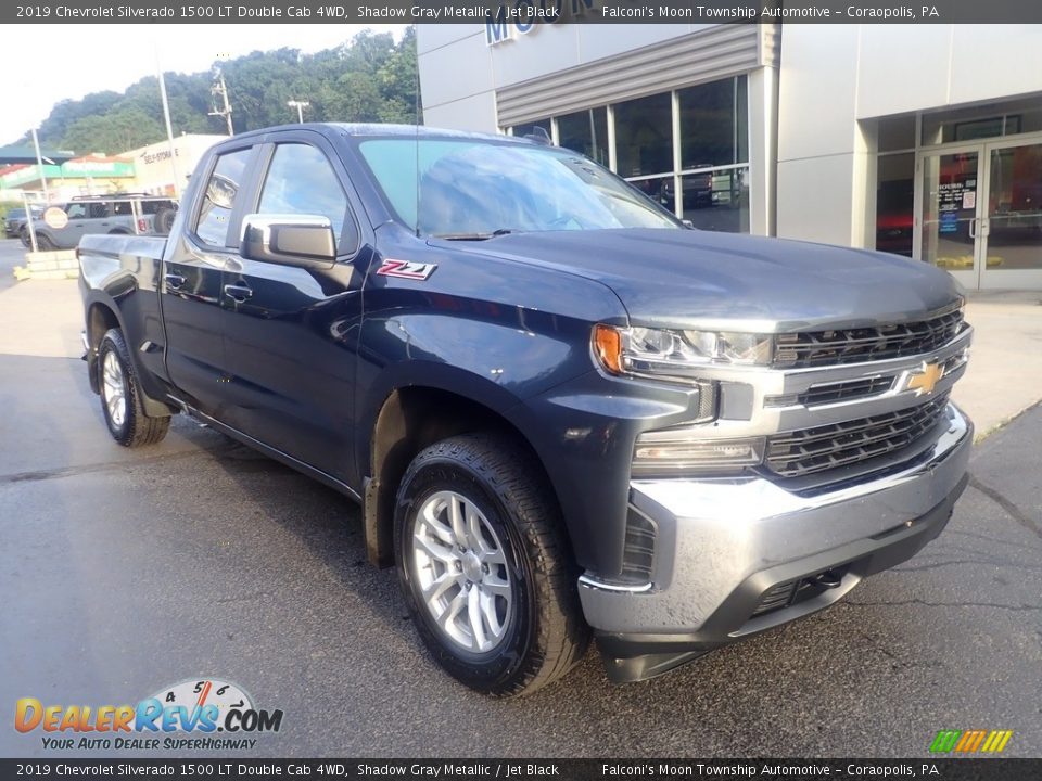 2019 Chevrolet Silverado 1500 LT Double Cab 4WD Shadow Gray Metallic / Jet Black Photo #8