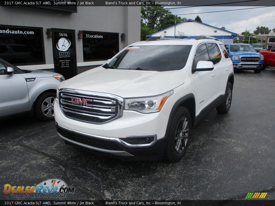 2017 GMC Acadia SLT AWD Summit White / Jet Black Photo #2